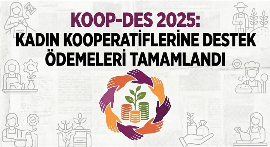 İLİMİZDEKİ KADIN KOOPERATİFLERİNE KOOP-DES ÖDEMELERİ GERÇEKLEŞTİRİLDİ